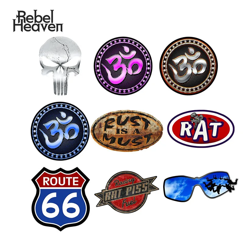 Rebel Heaven Car забавные автомобильные наклейки Каратель &quotтрещины&quot череп &quotОгонь