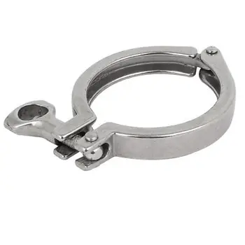 

77mm Ferrule 304 Stainless Steel Quick Release Sanitary Tri-Clamp Pipe Clip