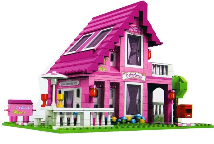 Girl Building Block Sets Compatible with lego new city Honey room 3D Construction Bricks Educational Hobbies Toys for Kids block-set : image Girl Building Block Sets Compatible with lego new city Honey room 3D Construction Bricks Educational Hobbies Toys for Kids block-set