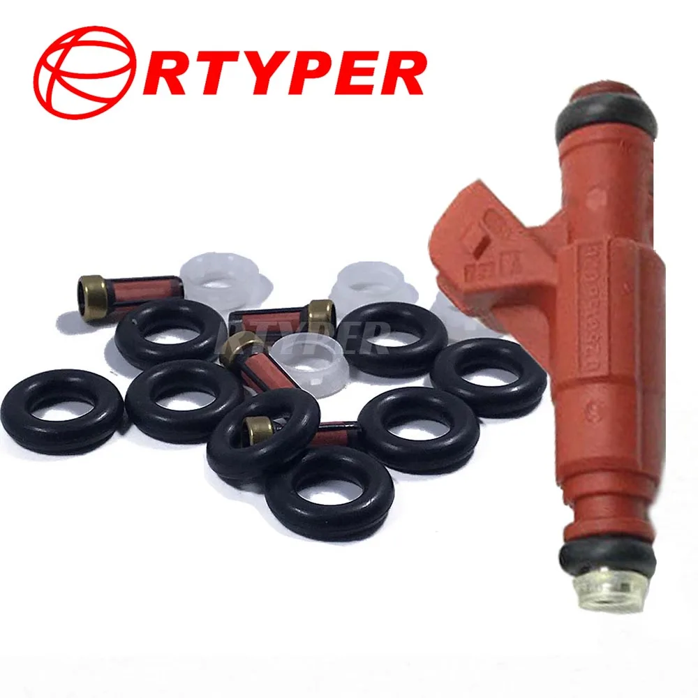 

4 Sets Fuel Injector 0280156028 Repair Kits 02202 For Ford Explorer Mercury Mountaineer