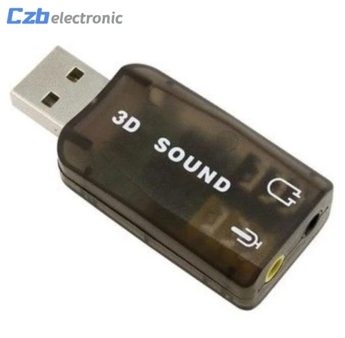Чипсет CM108 с USB 2 0 на 3D звуковую карту АДАПТЕР ВИРТУАЛЬНОЙ звуковой карты 5 1