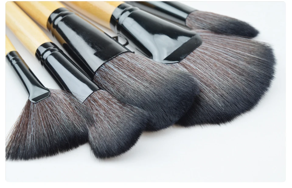 LOVE ALPHA 24 Pcs Makeup Brushes Set High Quality Soft Synthetic Hair And Nature Bristles Professional Makeup Artist Brush Tool Kit  (5)