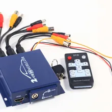 SALE10pcs/Лот HD 1080P 2CH Мини Мобильный dvr Запись в реальном времени SD карты DVR 2 канала видео/аудио Вход с пультом дистанционного управления Управление Мини DVR автомобиля