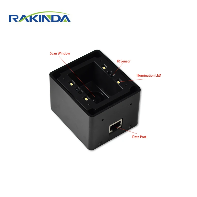 Rakinda LV4500L 15 ~ 80 سنتيمتر لمسافات طويلة ثابتة جبل 2d الباركود ماسحة شاشة الهاتف رقة qr قانون القارئ ل نظام مواقف