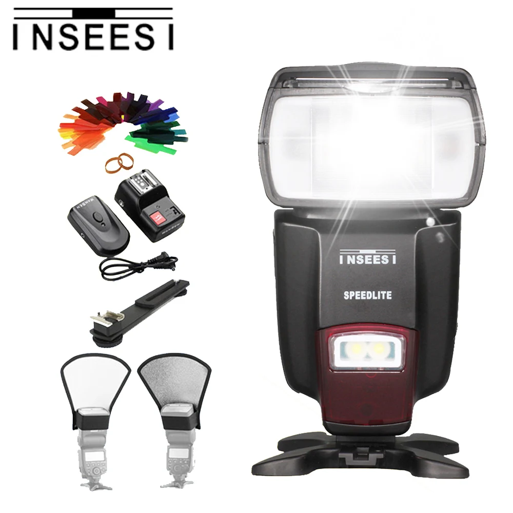 

INSEESI IN-560iv IN560 plus Wireless Universal Flash Speedlite & Wansen PT-04 Flash Trigger For Nikon Canon Pentax Sony DSLR