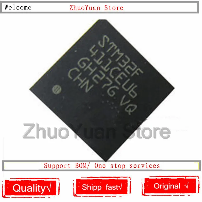 1 шт./лот STM32F411CEU6 STM32F411CE STM32F411 STM32 F411CEU6 QFN48 новая Оригинальная микросхема