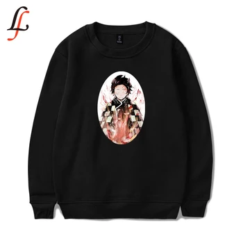 

Kimetsu No Yaiba Software Hot Long Sleeves Round Neck Harajuku Sweatshirts 2019 New Men/Women Casual Clothes Kpop Plus Size