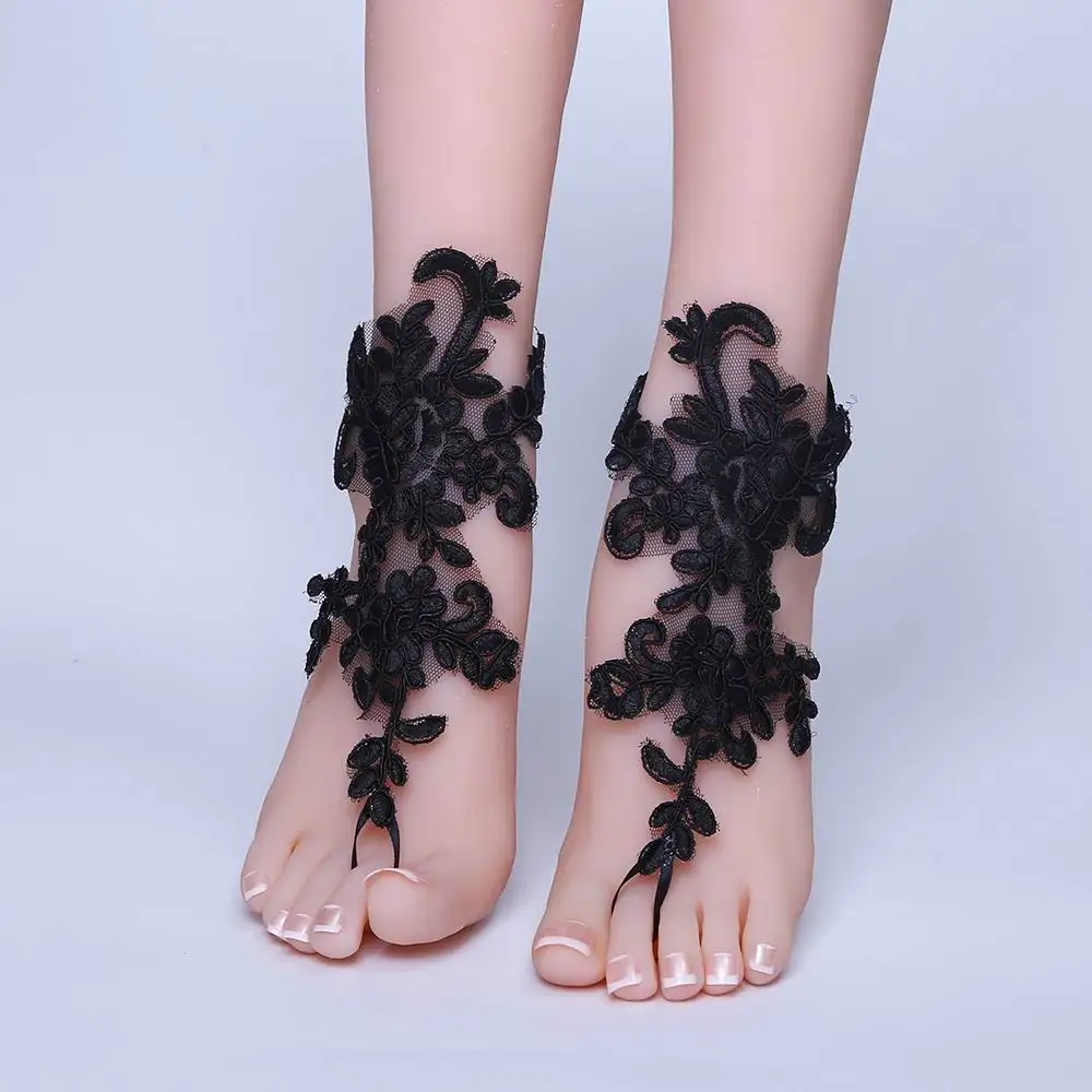 Новинка 2019 кружевной браслет на лодыжке с цепочкой для ног свадебные пляжные