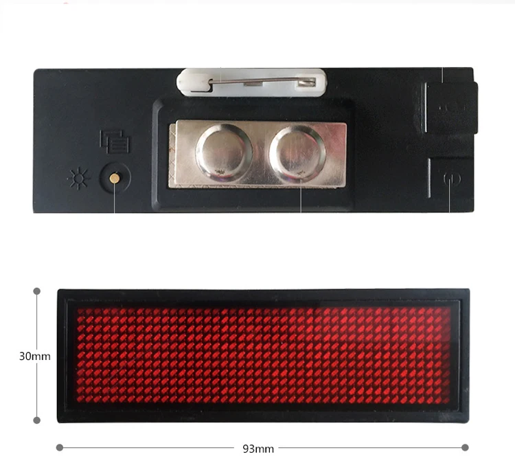 led luminous badges (5)