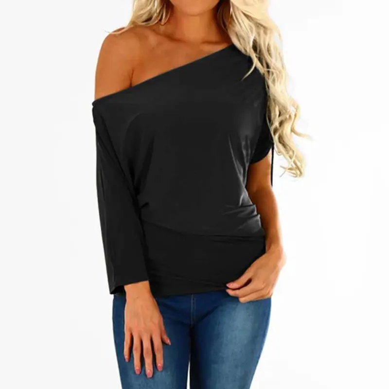 

Off Shoulder Tshirt Women 2019 Summer T Shirt Femme Sexy Backless T-shirt Short Sleeve T Shirt Ladies Fashion Female Tee Shirt