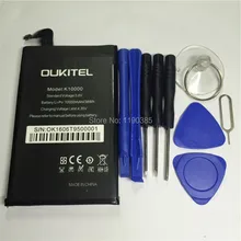 100% Все оригинальные встроенный аккумулятор Oukitel k10000 батареи 10000 мАч Мобильный телефон батареи Длительный срок службы Дают разбирать инструмент