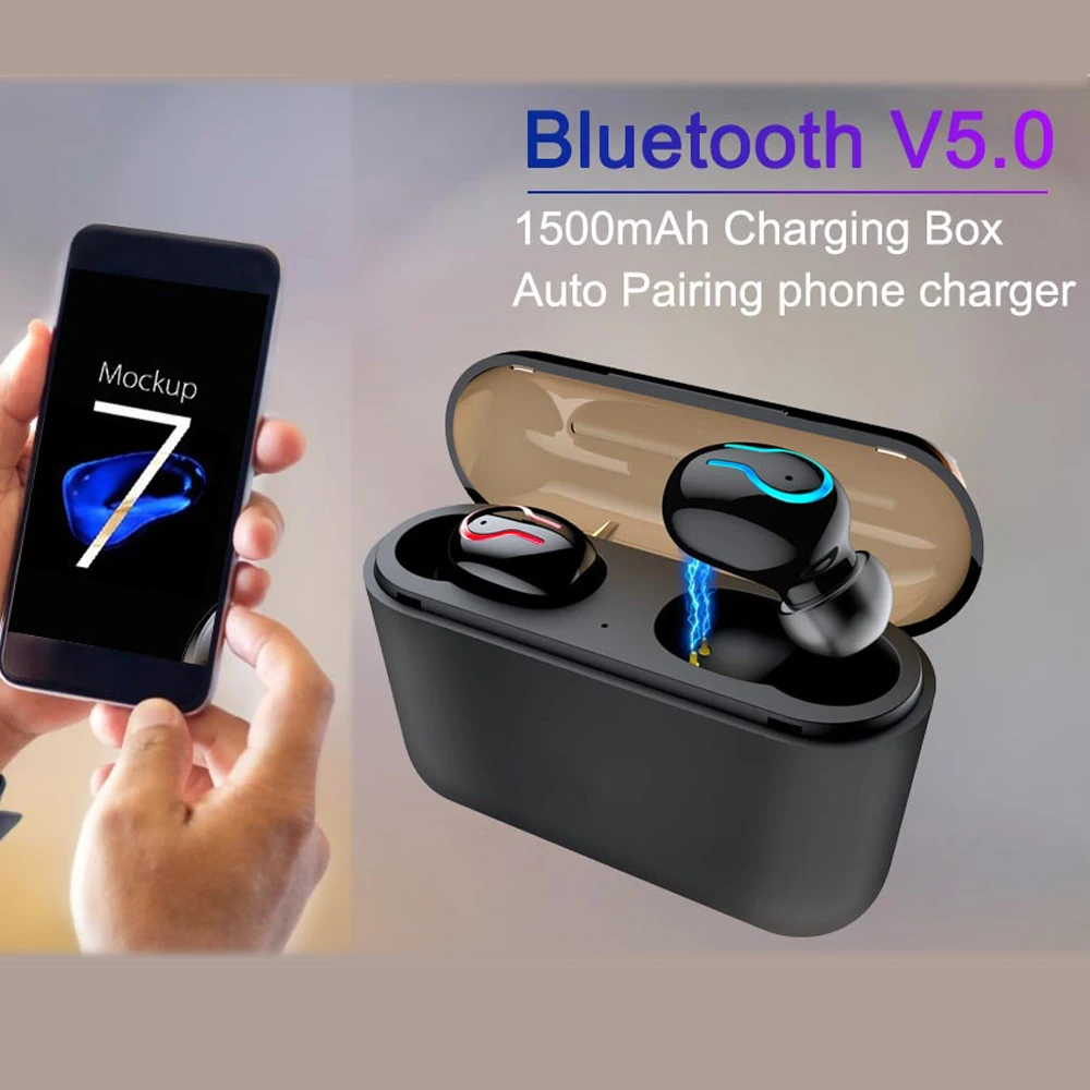 Q32 Bluetooth 5 0 беспроводные наушники TWS спортивные Handsfree гарнитура глубокий бас