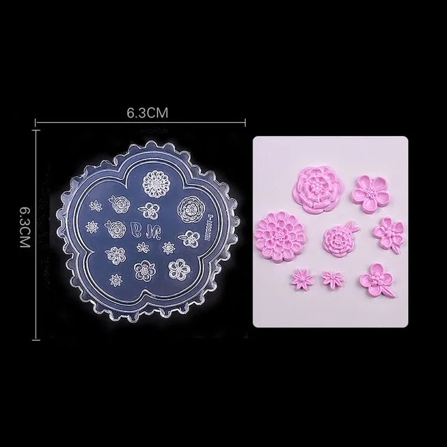 Aliexpress.com : Buy 1Pc Silicone 3D Nail Mold heart shape for DIY UV