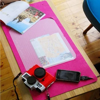 

Office Computer Desk Mat Modern Table Mouse Pad Wool Felt Laptop Cushion Gaming Mat Keyboard Game Laptop Notebook PC Table Mat