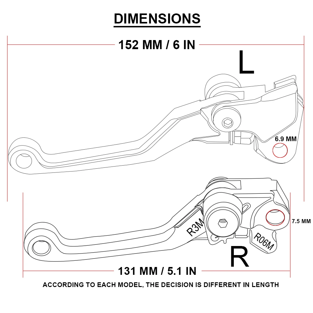 Сцепные рычаги Pit сводные для YAMAHA DT125 DT 125 1987-1992 1993 1994 1995 1996 1997 1998 1999 2000 2001 2002 2003 2004 2005