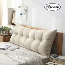 Chpermore multifunción sólido doble almohadas Simple cama cojín doble cama suave bolsa extraíble cama almohada para la salud al dormir