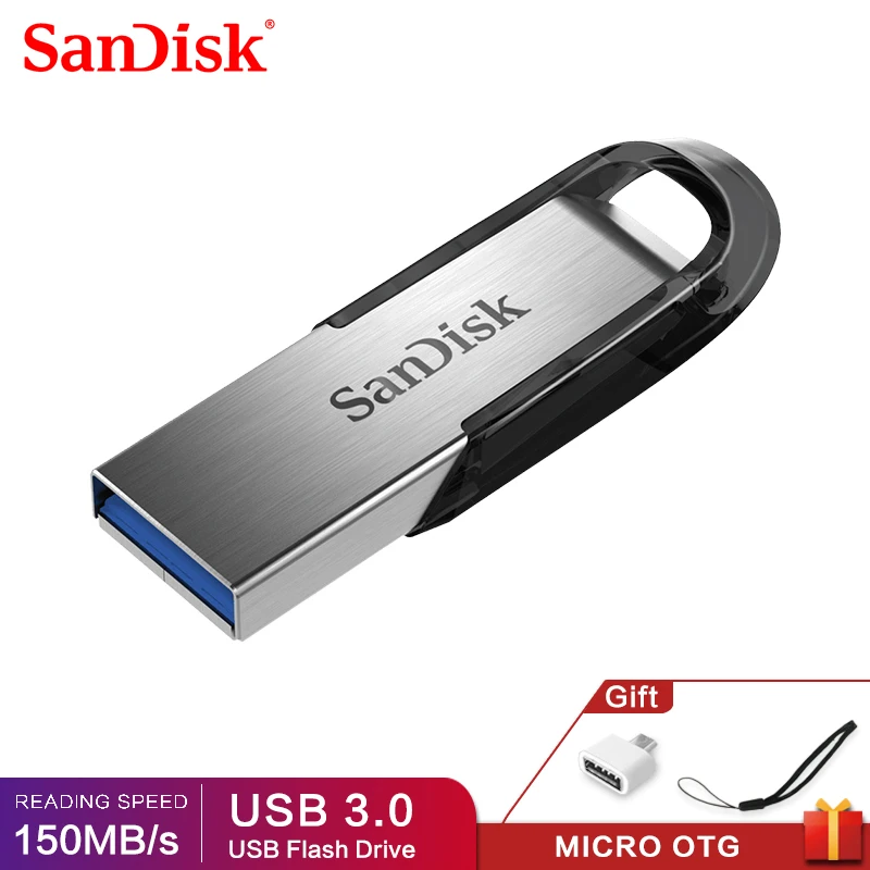 Sandisk USB 3 0 pendrive Original CZ73 Ultra Flair 256 ГБ 128 PEN DRIVE 64 32 16 Бесплатная доставка usb флэш