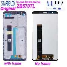 For ASUS ZenFone Max Plus M1 ZB570TL LCD Display Touch Screen Digitizer Sensor X018DC X018D Glass Assembly with Frame and Tools