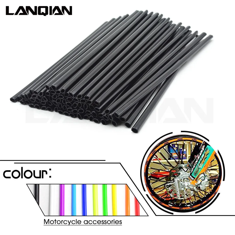 4Colors Motorcycle Motocross Rubber Hand grips Spoke Wraps Cover Dirtbike Enduro