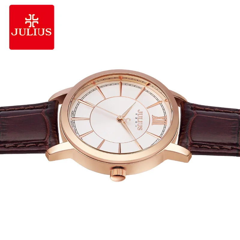 Julius Classic font b Watch b font for Women Men Round font b Watch b font