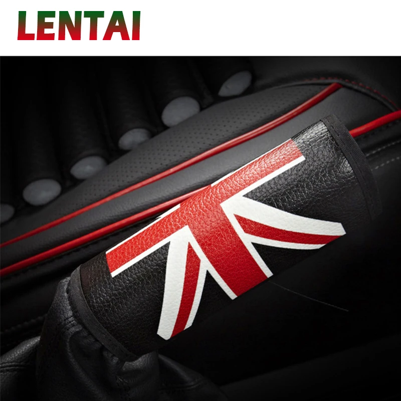 

LENTAI 1Pc Auto Car Handbrake cover Leather For Peugeot 307 308 207 407 Nissan Juke X-Trail Hyundai I30 Ix35 Accent Creta 2017