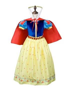 

christmas girls dress for Snow White girls party dress kids christmas dress Kid princess Costume Girls fantasia Vestido 3-12T