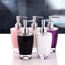 Акриловая простая однотонная ручная бутылка для антисептика креативная Европейская бутылка для лосьона ванная комната бутылка геля для душа домашний диспенсер для мыла