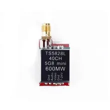 TS5828L Micro 5.8G 600 mW 40CH Mini FPV Transmetteur Avec Affichage Numérique Pour RC Pièces