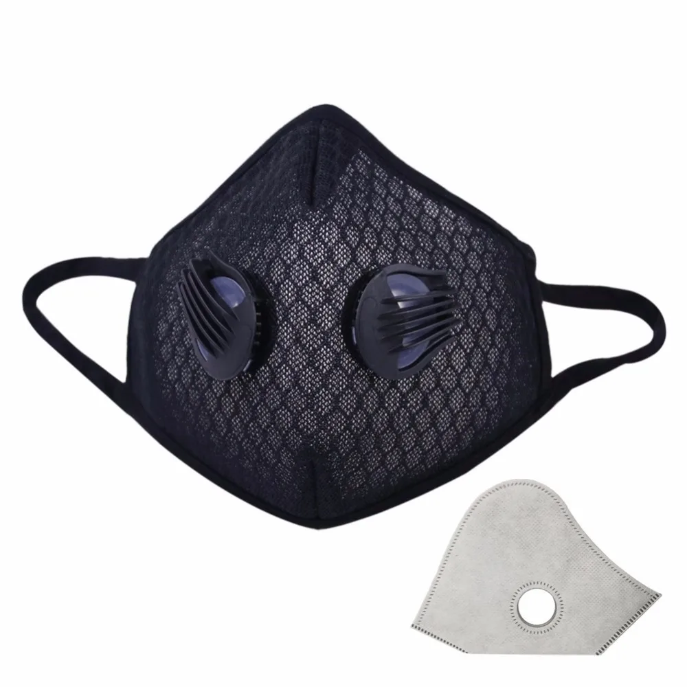 

Activated Carbon Dustproof Dust Mask,Anti Pollution Allergy Activated Carbon Filtration Exhaust Gas PM2.5 Half Face Mask