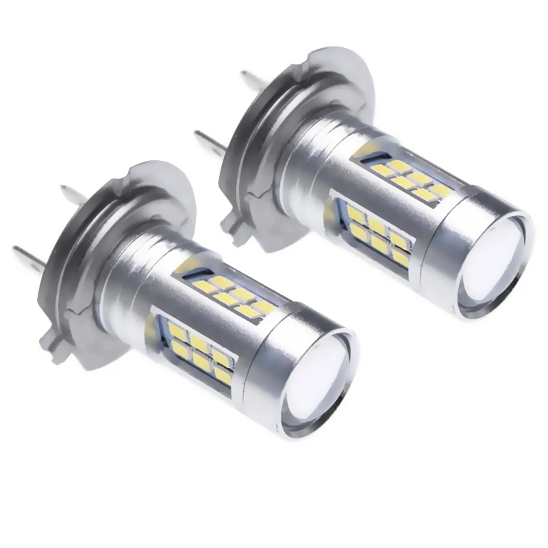 2 x H7 светодиодные лампы фары противотуманные для Kawasaki Ninja ZX6R ZX6RR 250R 650R KLR650 Z750 Z750S Z1000