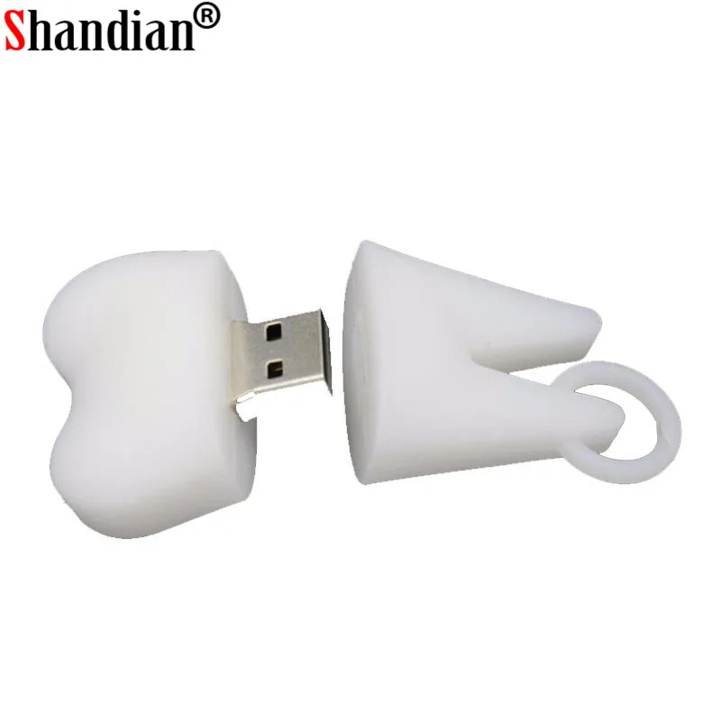 

SHANDIAN Promotion pen drive USB Flash Drive tooth shape pendrive 4GB 8GB 16GB 32GB 64GB flash Memory stick U disk