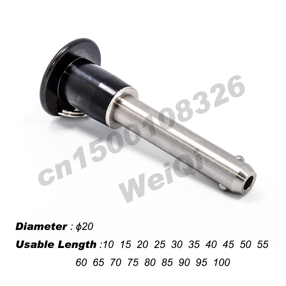 Штифты с шариковым замком быстросъемные штифты VCN110 Dia12mm lgth 20 25 30 35 40 45 50 55 60 70 80 90 100