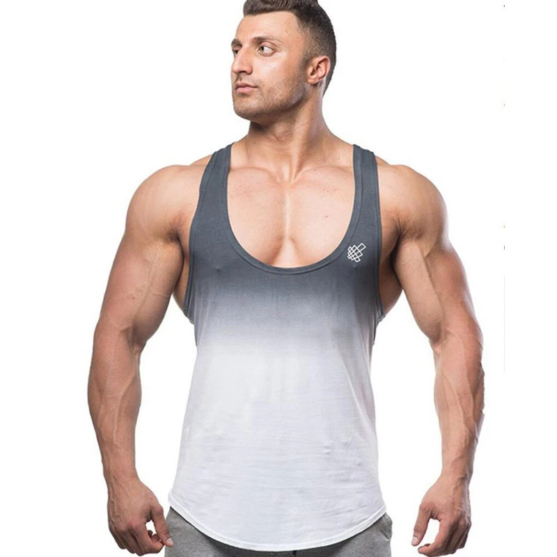 Summer Vest Male Sport Running Vest Men Tank Top Gym Fitness ...