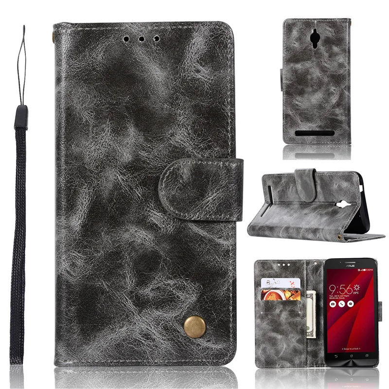 

Retro Wallet Cover For Asus ZC550KL ZC500TG ZB555KL ZB601KL ZB631KL ZB551KL ZB553KL ZE620KL ZE601KL ZE550KL ZE500KL Flip Case