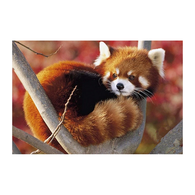 Diamond Embroidery Red Panda Diy Diamond Painting Animals Full Drill Mosaic Pasted Canvas Cross Stitch Crafts Needlework