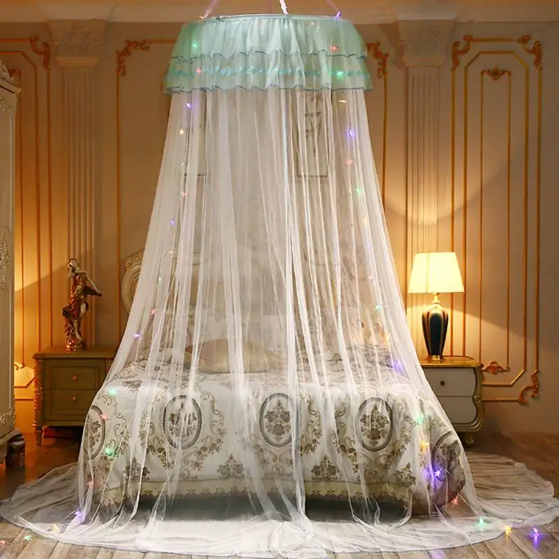 Элегантный купол москитная сетка антимоскитная принцесса декор для двойной противомоскитная для кровати навес от насекомых балдахин Z - Цвет: 5