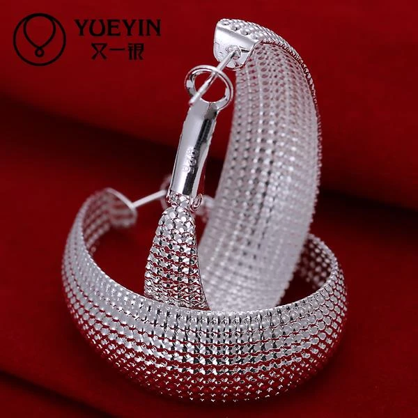 Wholesale Chaep Silver Plated Stud Earrings For Women Fashion Wedding  Jewelry Nickle Free Nausnice - Stud Earrings - AliExpress