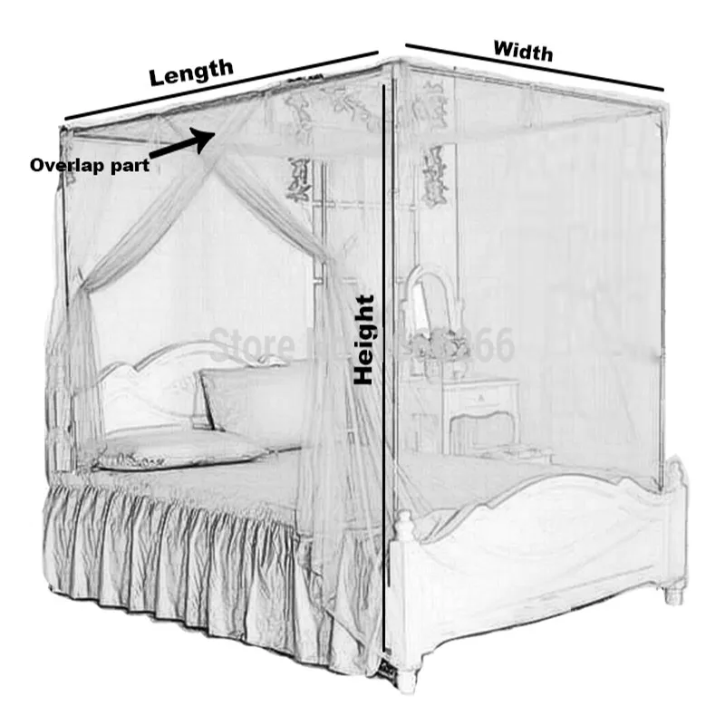  Anti radiation Mosquito Net Bed Canopy 008