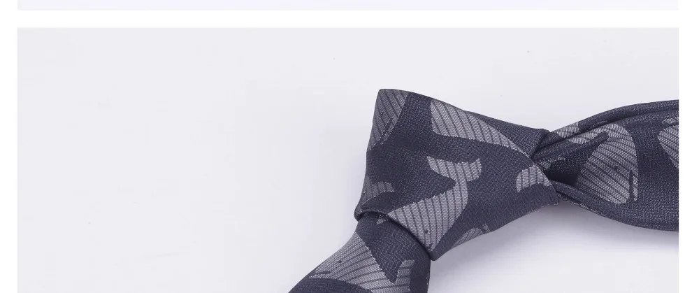 Мужские галстуки, галстук, мужской деловой Свадебный галстук, Мужской подарочный жаккардовый тканый галстук с рисунком китов, 6 см