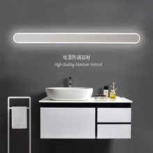 Modern black/white bathroom led mirror lights 0.4M~1.2M wall lamp bedroom stair light led wall lights applique murale luminaire Modern black/white bathroom led mirror lights 0.4M~1.2M wall lamp bedroom stair light led wall lights applique murale luminaire