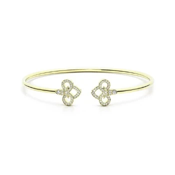 

SHINETUNG 1:1 S925 Sterling Silver Original Double T & key Series Bracelet Women Fine Fashion Jewelry Valentines Birthday GIFT