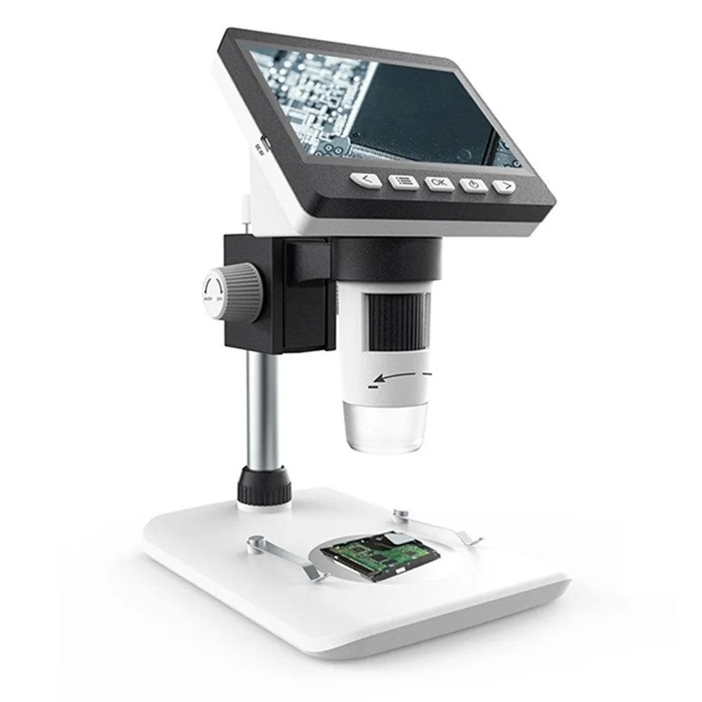 G700 4,3 дюймов HD 1080P портативный настольный ЖК-цифровой микроскоп с регулируемым кронштейном захват изображения Запись видео