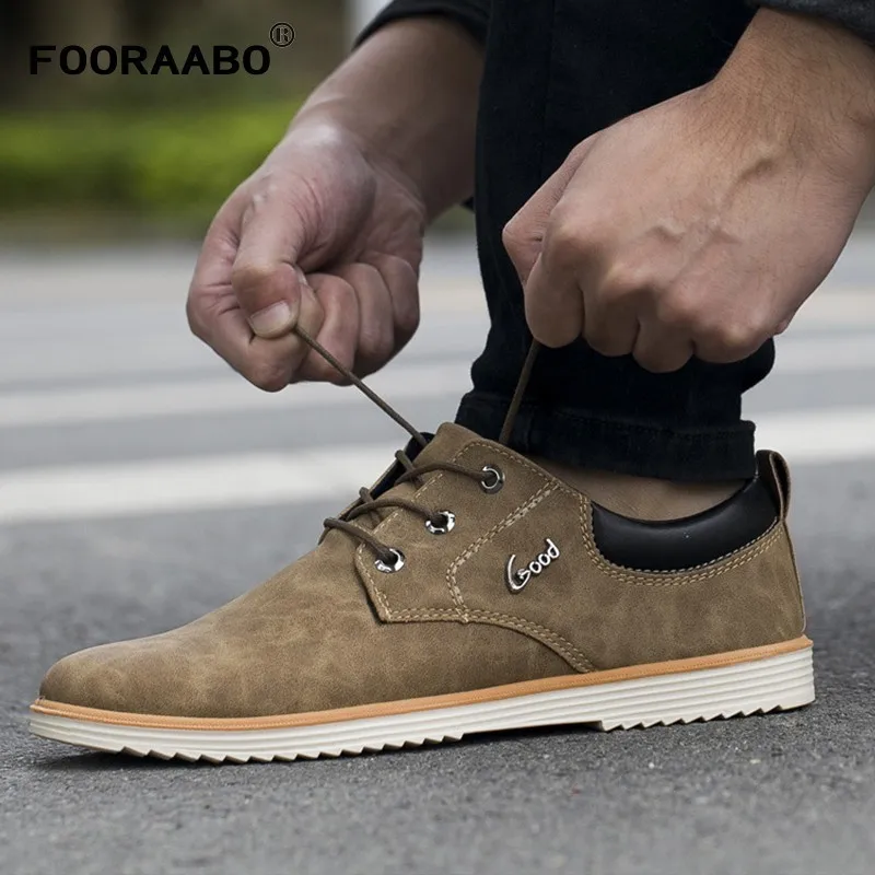 

Men derby dress shoes casual formal shoes male work safety leather shoes British breathable board shoes lace-up footwear