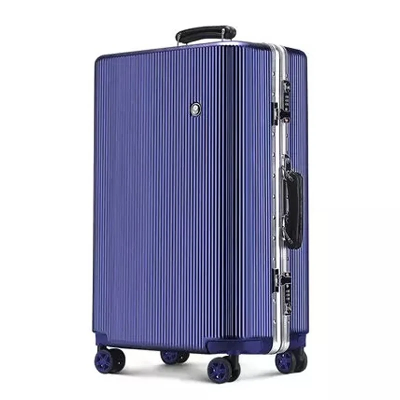 CALUDAN унисекс, Ретро стиль, с ручкой, для путешествий, очень Ёмкость высокое качество подвижного Чемодан с твердыми стенками Чемодан 30 дюйма, сумка на колесиках чемодан, дорожная сумка - Цвет: Синий