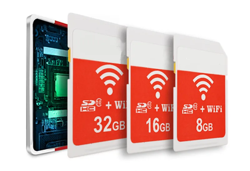 Акция! Wifi SD карта Общая память SD карта 32 Гб класс 10 SDHC флэш-память wifi SD карта 8G 16G