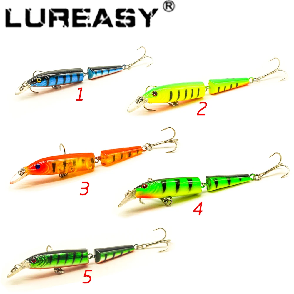 LUREASY Crankbait Рыбная приманка вобблер Реалистичная 11 см/10 г 2 Сегмент Swimbait жесткая приманка искусственная приманка-Минноу рыболовная приманка