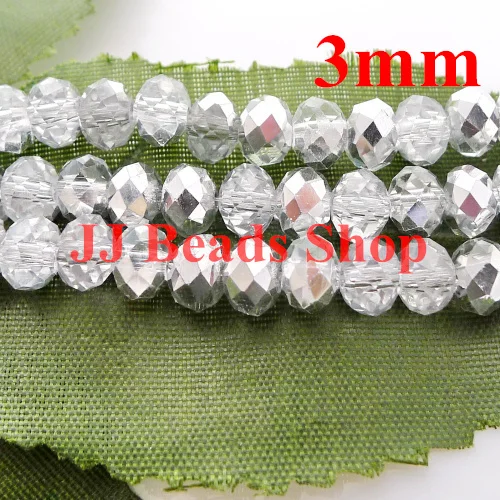 

6.46USD/1000pcs 3mm AAA top quality crystal glass 5040 rondelle beads clear half silver colour 1000pcs/lot free shipping R030432