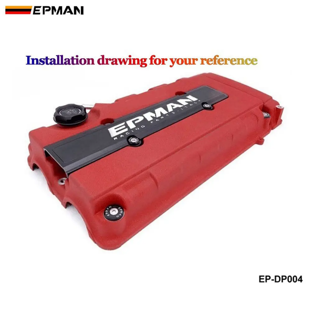 EPMAN Sport RACING для B-Series Vtec низкопрофильное анодированное алюминиевое покрытие гоночного клапана аппаратное TK-DP004-EP