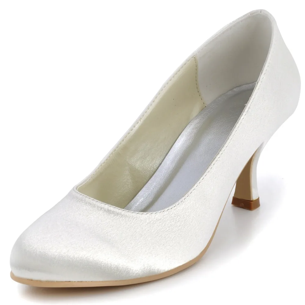 closed toe satin shoes