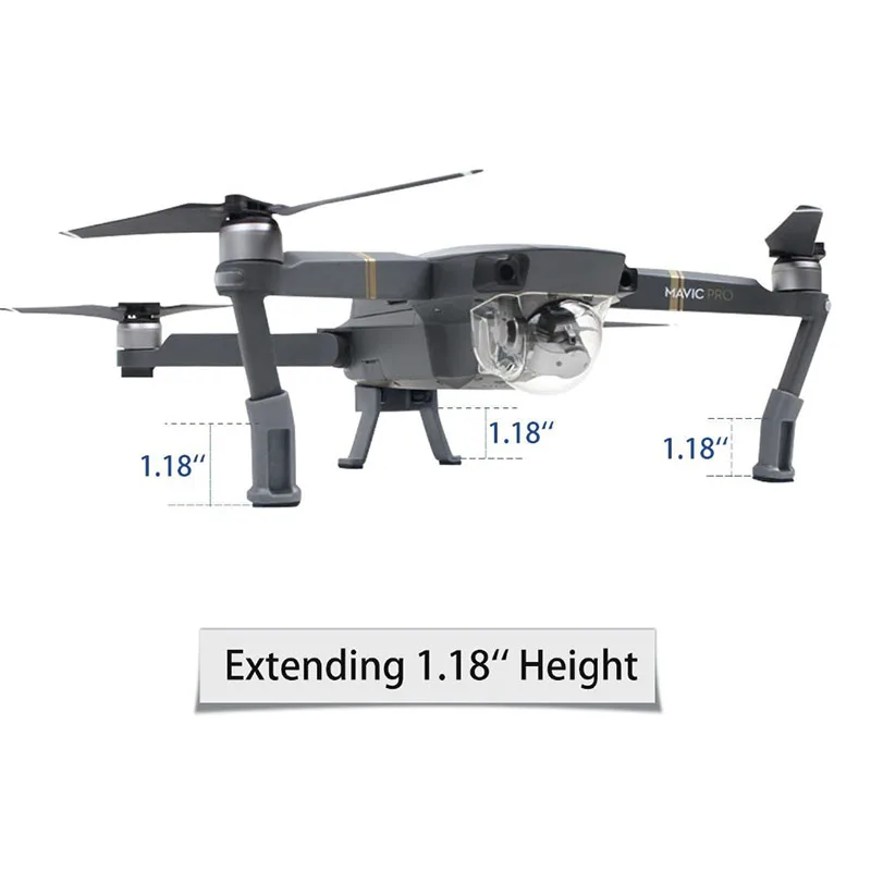 Sunnylife для DJI Mavic Pro посадочная Шестерня стабилизаторы с подножкой держатель набор